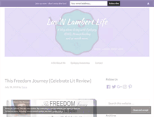 Tablet Screenshot of luvnlambertlife.com